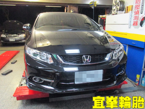 HONDA CIVIC 9.5代 ORO W417 盲塞式TPMS極致安裝 胎圈最佳化平衡