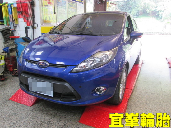 FORD FIESTA ORO W410 TPMS 極致安裝 Assurance TripleMax 195/50/16 胎圈最佳化平衡 3D四輪定位