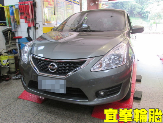 NISSAN TIIDA ORO W410 TPMS 極致安裝 胎圈最佳化平衡