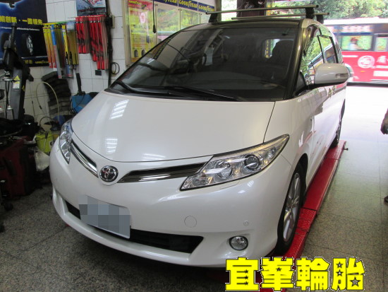 TOYOTA PREVIA  盲塞式TPMS極致安裝  胎圈最佳化平衡 自備煞車油更換