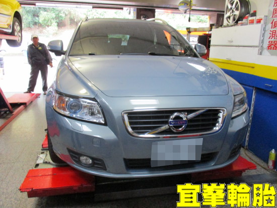 VOLVO V50 SPR金屬氣嘴安裝