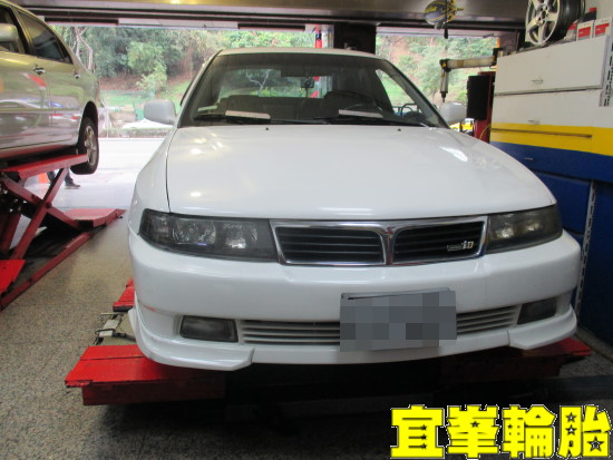 Mitsubishi Lancer GOODYEAR GSD5 195/50/15 胎圈最佳化平衡 3D四輪定位