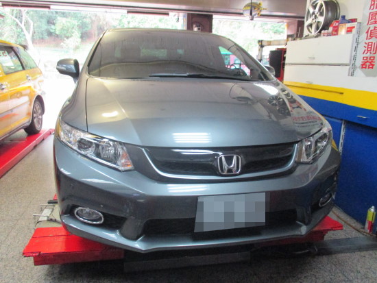 HONDA CIVIC 喜美9代 GOODYEAR EfficientGrip Performance 205/55/16 胎圈最佳化平衡 3D四輪定位