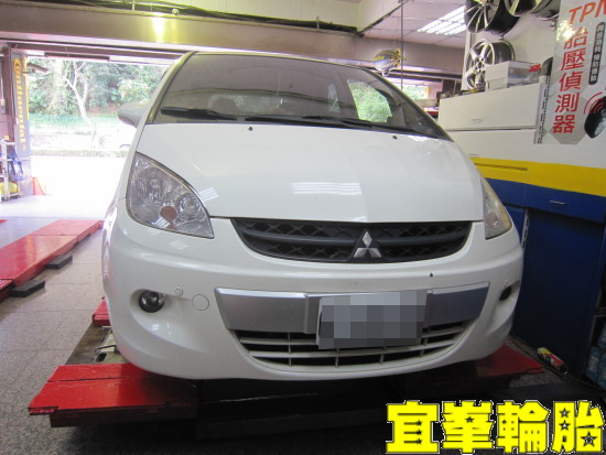 Mitsubishi ColtPlus Assurance TripleMax 185/60/14 3D四輪定位