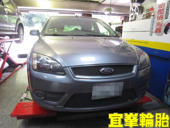 FORD FOCUS 高速抖動 輪胎應力測量