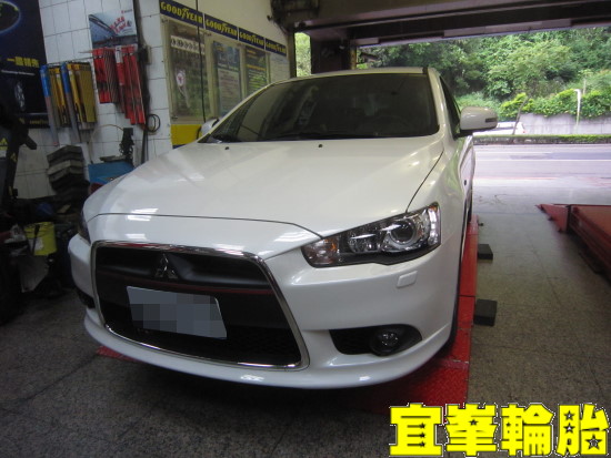 Mitsubishi Lancer Sportback 自備S500-T TPMS極致安裝