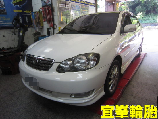 TOYOTA ALTIS SPR金屬氣嘴安裝