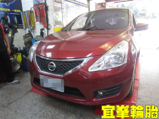 NISSAN BIG TIIDA Goodyear Assurance triplemax 205/55/16 胎圈最佳化平衡 ORO W417 盲塞式TPMS極致安裝 3D四輪定位