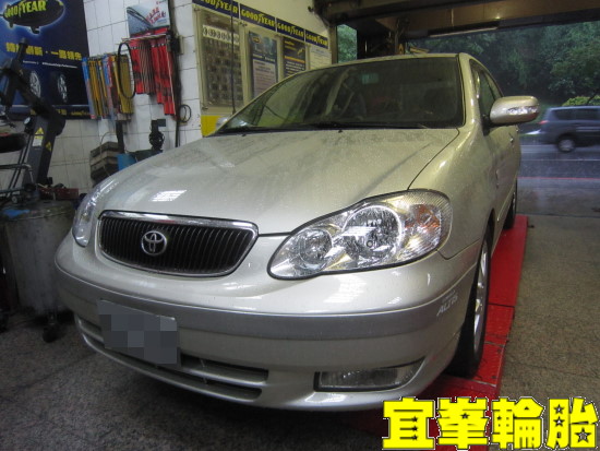 TOYOTA ALTIS ORO W417 盲塞式TPMS極致安裝 BOHENG劃線碟盤跟換