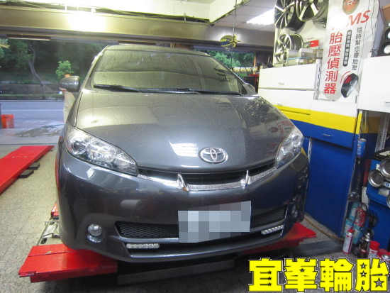 TOYOTA WISH 高速煞車抖動 碟盤車銷研磨