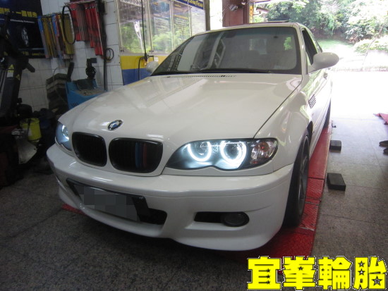 BMW E46 TPMS移植前拆除