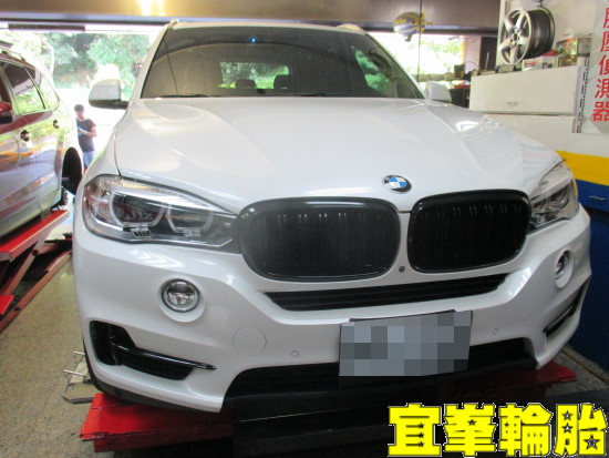 BMW F15 X5 高速抖動 輪胎應力測量