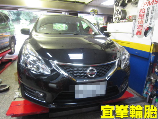 NISSAN  TIIDA  ORO W417 盲塞式TPMS極致安裝