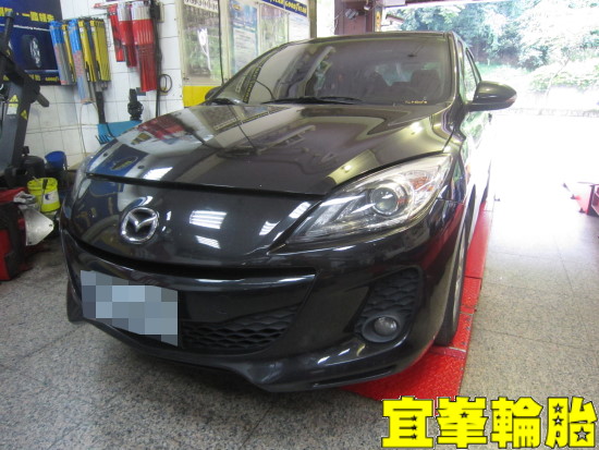 MAZDA 3 馬3 SELENIA 5W40  輪胎真圓檢測