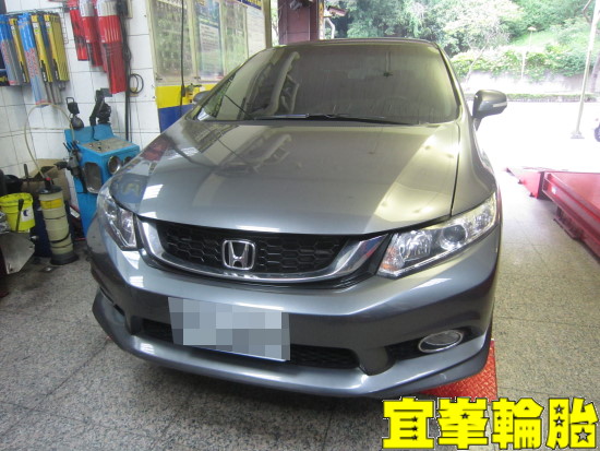 HONDA CIVIC 9代 自備變速箱油跟換 GOODYEAR EfficientGrip Performance 205/55/16 3D四輪定位