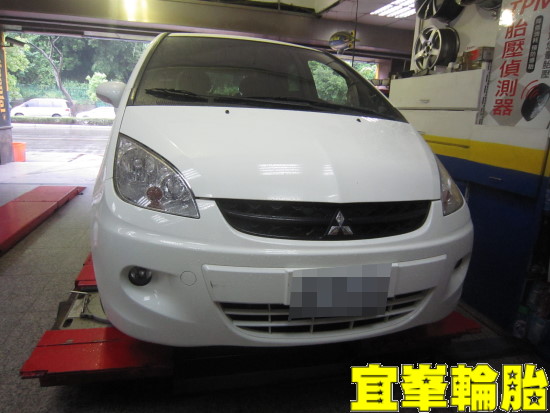 Mitsubishi Colt Plus 輪胎更換不能