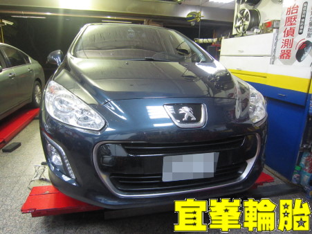 Peugeot 308 輪胎滾動噪音