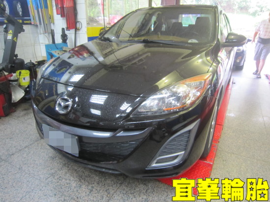 MAZDA 3  BOHENG陶瓷競技前來令極致安裝 碟盤車銷研磨
