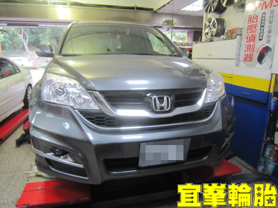 HONDA C-RV 高速抖動 輪胎應力測量