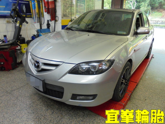 MAZDA 3 BOHENG陶瓷競技前來令極致安裝 BOHENG劃線碟盤跟換