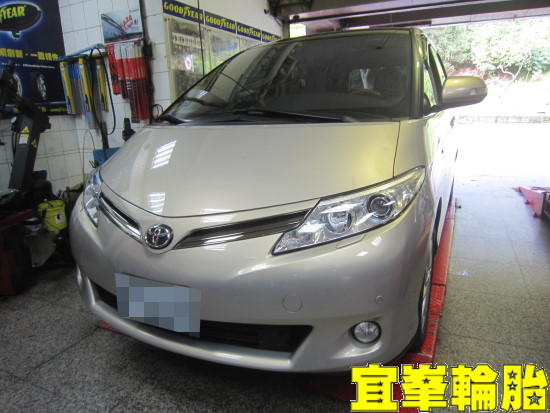 TOYOTA PREVIA ORO W417 盲塞式TPMS極致安裝 高速煞車抖動 碟盤車銷研磨 自備機油保養