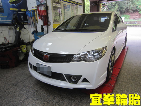 HONDA CIVIC8 喜美八代  高速抖動 輪胎應力檢查