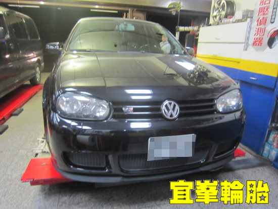 Volkswagen Golf  ORO W410A TPMS 極致安裝 Goodyear ASYM-3 F1 Asymmetric-3 225/40/18 3D四輪定位