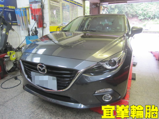 MAZDA All-new Mazda3 Goodyear ASYM-3 F1 Asymmetric-3 225/40/18 胎圈最佳化平衡 3D四輪定位