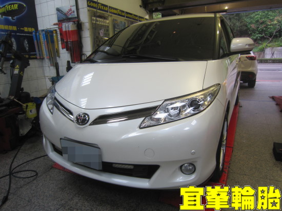 TOYOTA PREVIA ORO W417 盲塞式TPMS極致安裝 胎圈最佳化平衡