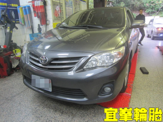 TOYOTA ALTIS ORO W417 盲塞式TPMS極致安裝