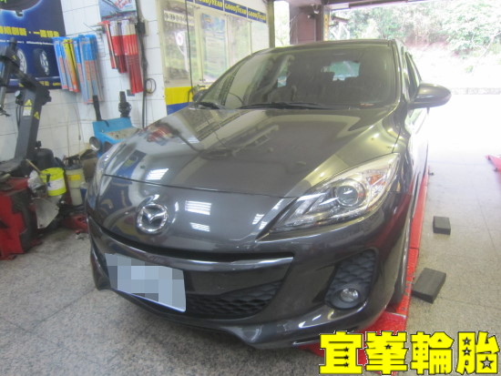 MAZDA 3  Goodyear Assurance TripleMax 205/55/16 ORO W410-A TPMS 極致安裝 胎圈最佳化搭配 3D四輪定位