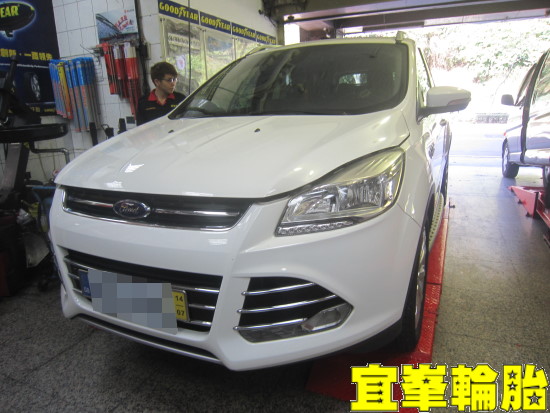 FORD KUGA BOHENG陶瓷競技前後來令極致安裝 碟盤車銷研磨