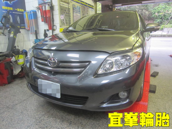 TOYOTA ALTIS SELENIA 5W50 Goodyear Assurance TripleMax 205/55/16 3D四輪定位