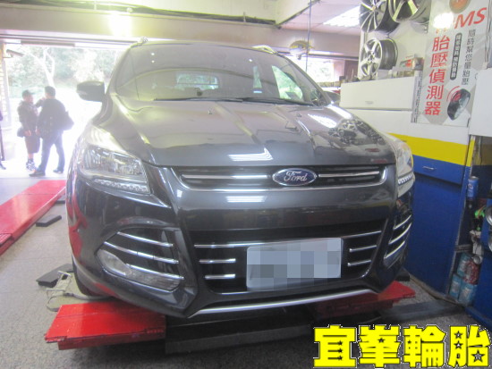 FORD KUGA S500-T TPMS極致安裝 胎圈最佳化平衡