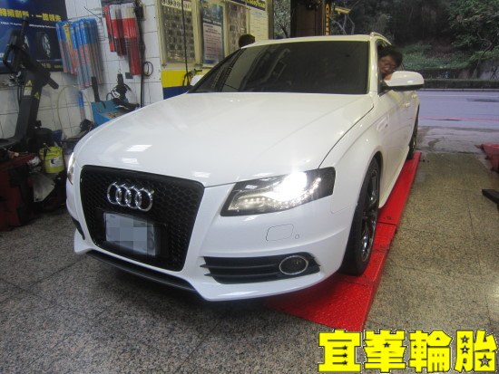 AUDI A4 輪胎拆裝