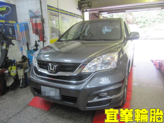 HONDA C-RV 輪胎對調極致胎圈平衡  輪胎應力測量