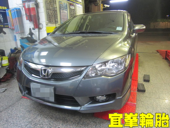 HONDA CIVIC8代 喜美八代 Goodyear  EfficientGrip Performance 205/55/16 3D四輪定位