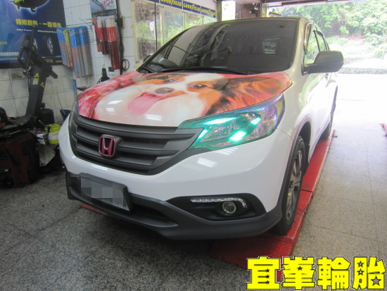 HONDA CR-V  Goodyear EfficientGrip SUV 225/60/18  3D四輪定位