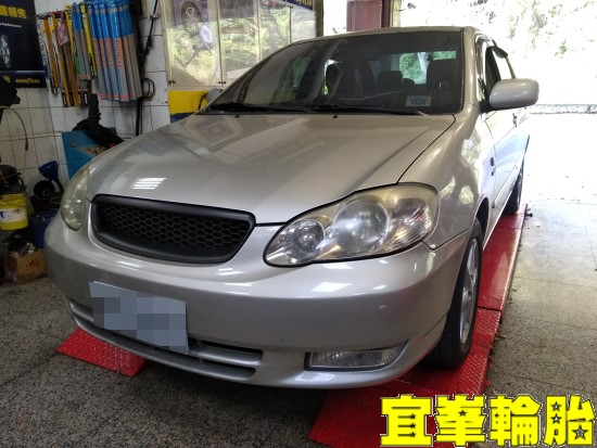TOYOTA ALTIS SELENIA 5W50 輪胎對調