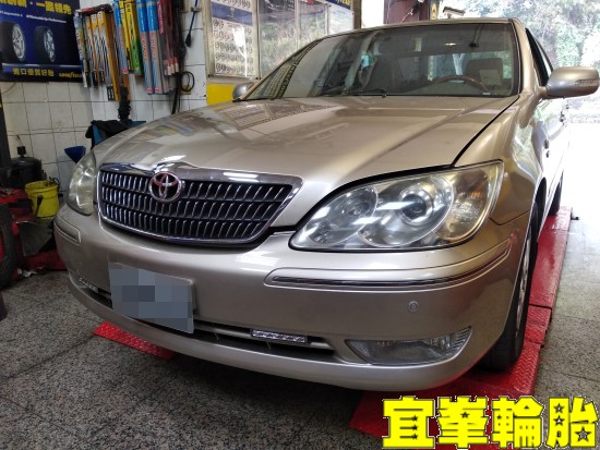 TOYOTA CAMRY Continental UltraContact UC6 215/60/16 ORO W418-A TPMS 自備避震器更換 3D四輪定位