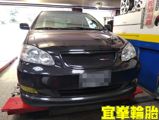 TOYOTA ALTIS 三角架強化鐵套更換 3D四輪定位