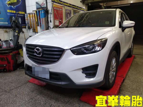 MAZDA CX-5 行駛偏向 輪胎強烈側拉 輪胎變形 ContiCrossContact LX2 3D四輪定位