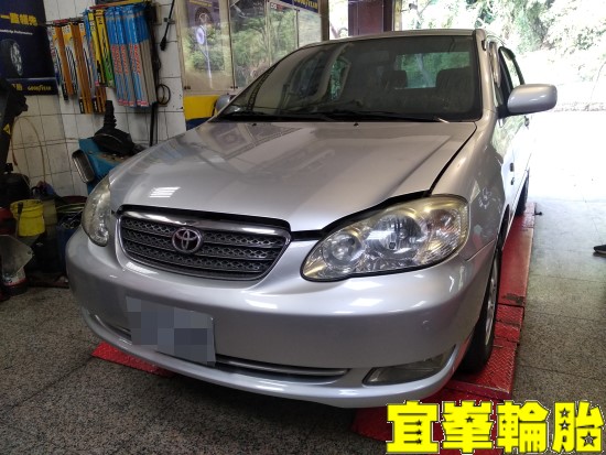 TOYOTA ALTIS 車輛檢查 Continental ContiEcoContact 5 CEC5 185/65/14 3D四輪定位