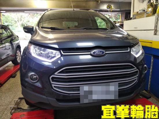 FORD ECOSPORT SELENIA 5W40 輪胎對調