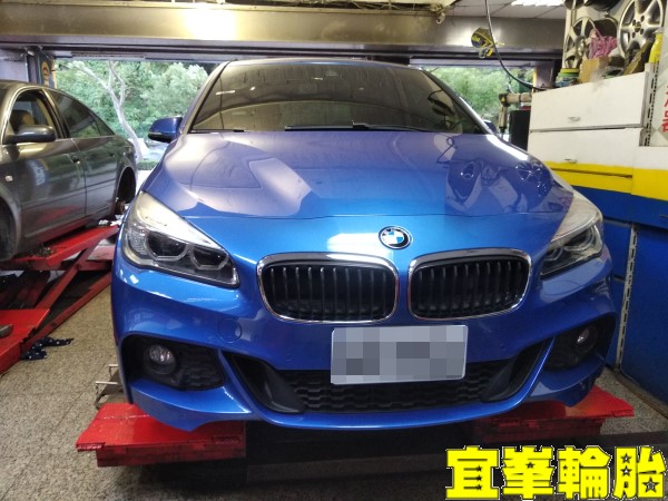 BMW 220I F45 Goodyear EfficientGrip Performance 2 205/55/17 3D四輪定位