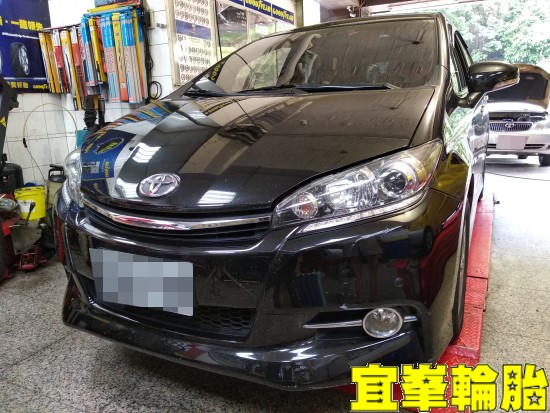 TOYOTA WISH SELENIA 5W40 輪胎對調