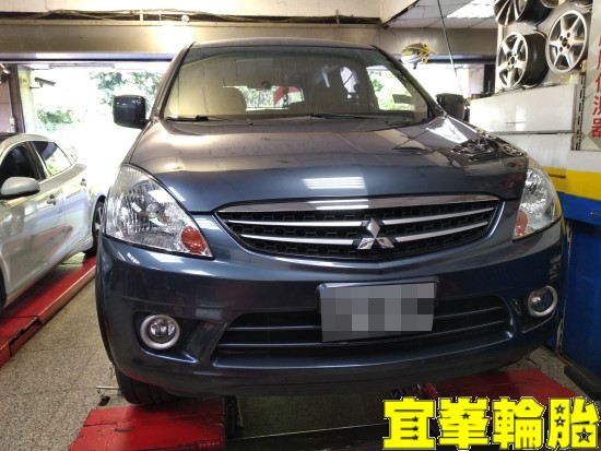 MITSUBISHI ZINGER ORO W418-A TPMS極致安裝 Goodyear AssuranceTripleMax2 225/60/16 3D四輪定位