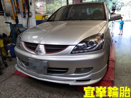 MITSUBISHI GLOBAL LANCER 高速煞車抖動 碟盤車銷研磨
