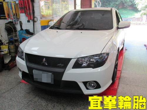 Mitsubishi Lancer Fortis ORO W410 TPMS極致安裝 胎圈最佳化平衡