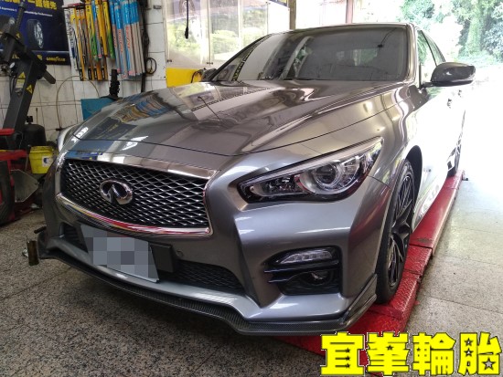 Infiniti Q50S 高速煞車抖動 碟盤車銷研磨